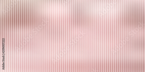 Pink glossy corrugated glass texture overlay. Striped refraction panel luxury aesthetic backdrop. Fashion reeded ribbed acryl sheet. Pastel polycarbonate metal foil effect. Transparant wall gradient.