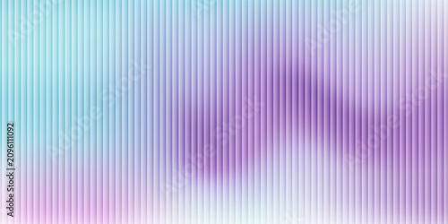 Pearlescent ribbed white glass texture. Blue purple frosted acrylic bath wall. Ribbed fluted door window closeup. Retail display corrugated blurred cloud. Iridescent metal reeded wavy sheet surface.