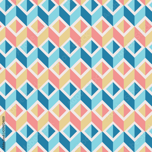 abstract geometric seamless pattern