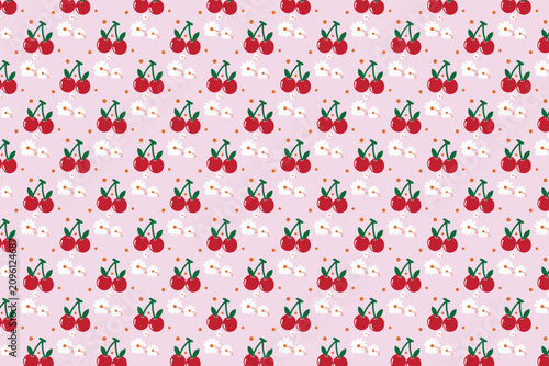 seamless pattern with hearts and stars