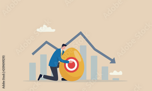 Bild auf Leinwand Protect your economic, retirement planning and investment, benefit from pension