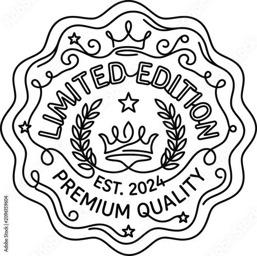 Limited Edition Premium Quality Seal Badge Emblem.