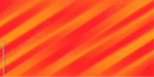 Obraz na plátně Abstract diagonal streaks of fiery orange and bold red create a dynamic and energetic background, evoking a sense of movement and intensity