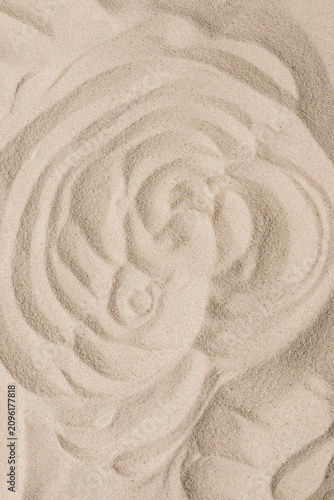 Фотография Sand texture closeup. Sand backgound.