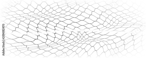 Cuadro en lienzo Wavy Lines Op Art Pattern