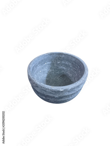 Konstfotografi Small grey stone bowl for food and kitchen