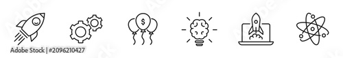 фотографія Startup icon set