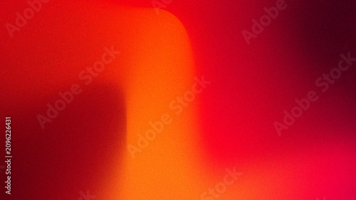 Konstfotografi Abstract red and orange gradient background with smooth fluid blur texture