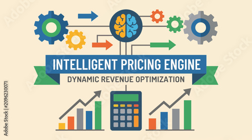 Bild auf Leinwand Intelligent Pricing Engine Dynamic Revenue Optimization