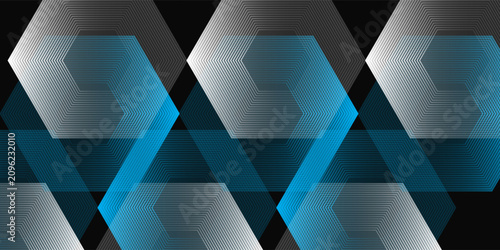 Tableau sur toile Black abstract background designb simple