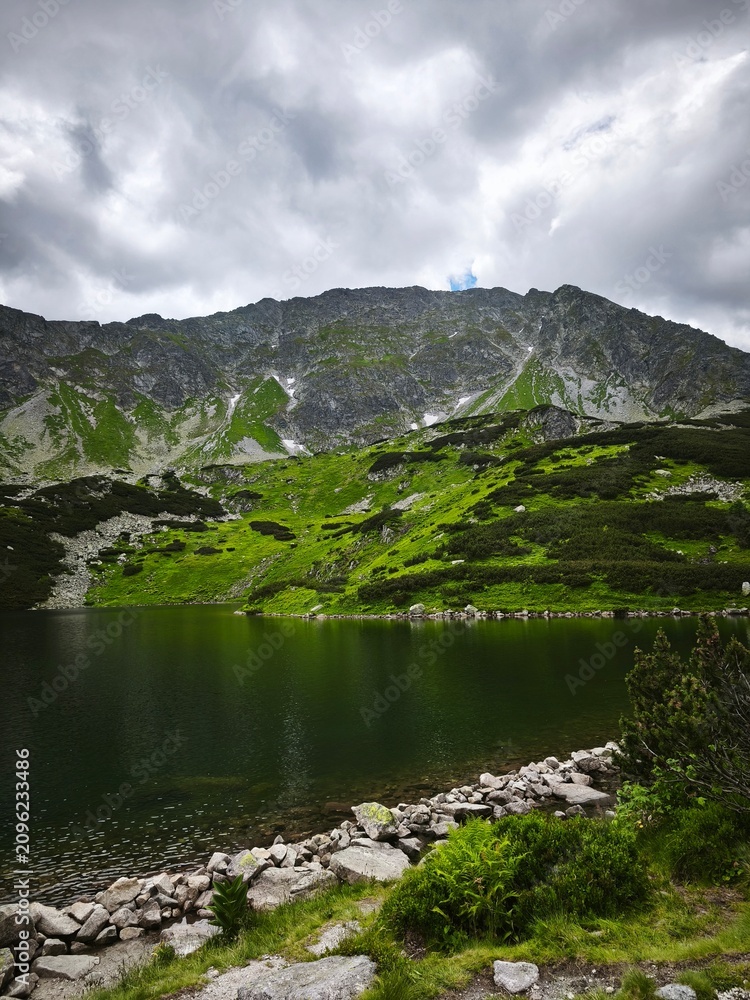 Fototapeta premium The Valley of Five Polish Lakes Tatra Mountains Poland