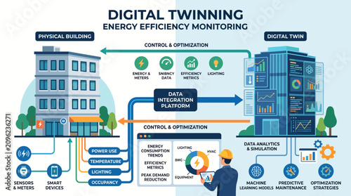 Digital Twinning Smart Building Energy Efficiency Monitoring