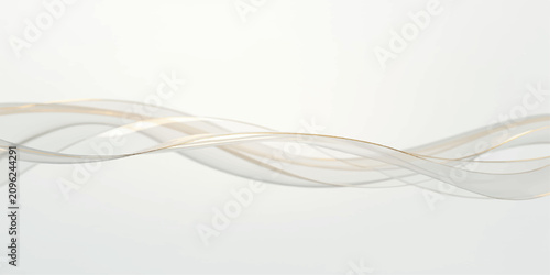 Abstract Blue Wave Background with Flowing Lines and Smooth Curves Modern Vector Illustration for Wallpaper Banner Design and Creative Digital Art Background