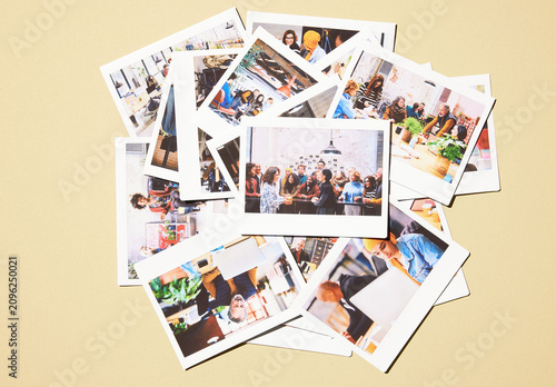 Polaroid Photo Mockup Template