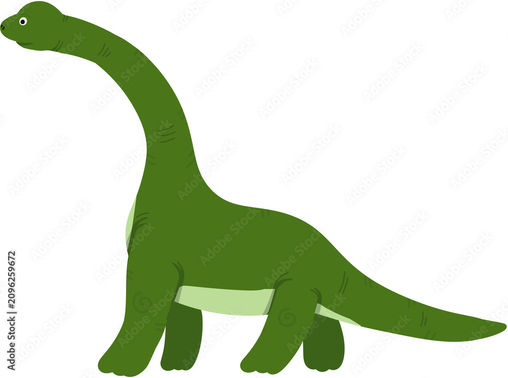 Fototapeta premium Brachiosaurus Dinosaur Illustration
