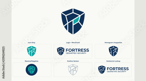 Fortress Security Logo Variations & Branding Elements