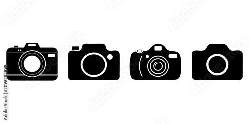 Canvastavla Camera, Photo Icon Mark Set