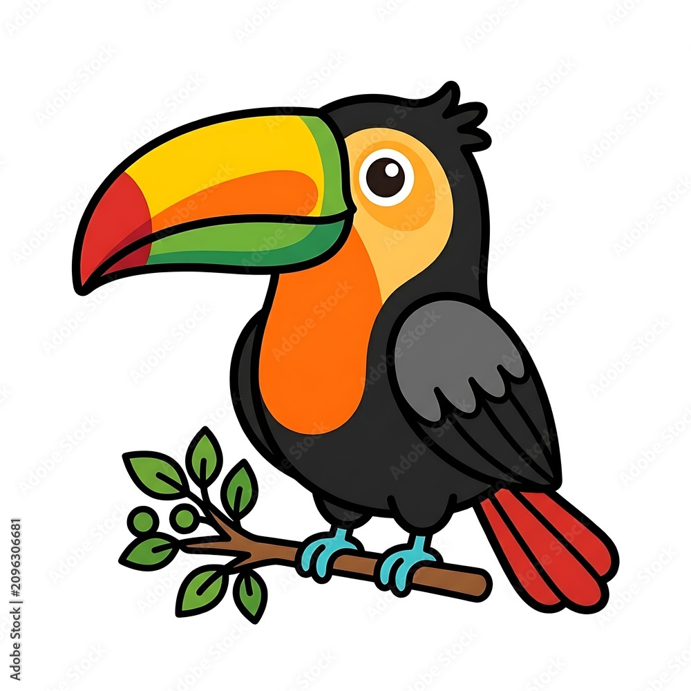 Fototapeta premium Colorful parrot perched on bicycle wheel.