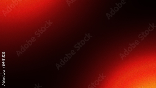 Abstract Dark Red Gradient Background with Heavy Grain Noise Texture