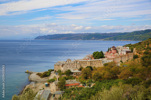 The Holy Monastery of Xenophontos in Mount Athos, Greece