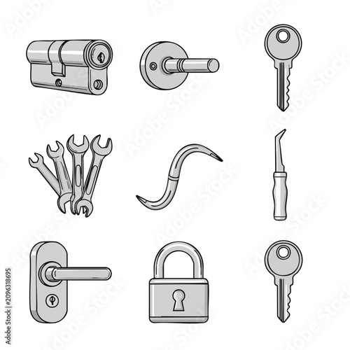 Tools and hardware for home security