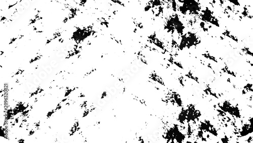 Photos Distressed texture with irregular black shapes on a white background grunge styl