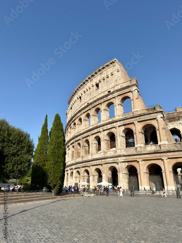 Konstfotografi Colosseum in Rome, Italy - famous ancient Roman amphitheater