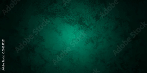 Bild auf Leinwand An abstract background filled with ethereal emerald green smoke and mist creates a mysterious and captivating atmosphere