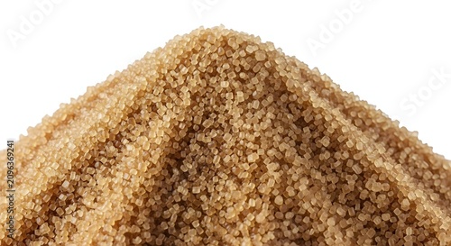 Pile of coarse brown sand or soil