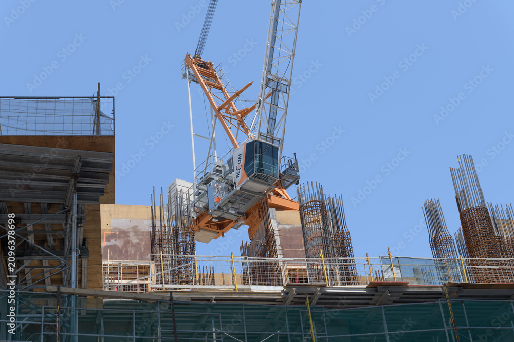 Obraz premium construction of Yorkville Private Residences (also associated with 33–45 Avenue Road / 140–148 Yorkville Avenue), Toronto
