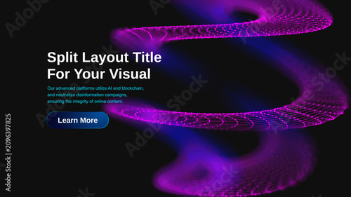 Abstract blue technology background with ai data transformation cyber. Digital network flow pattern for tech science design artificial. Intelligence global bg with futuristic cyber connection.