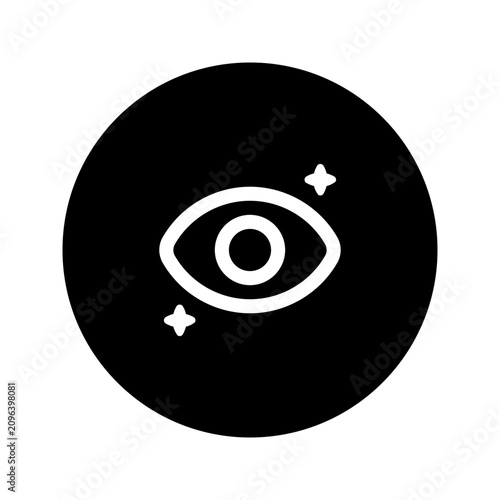 Eye Care line circular icon