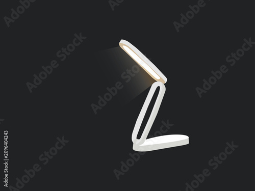 Modern Table LED Desk Lamp Flat Design