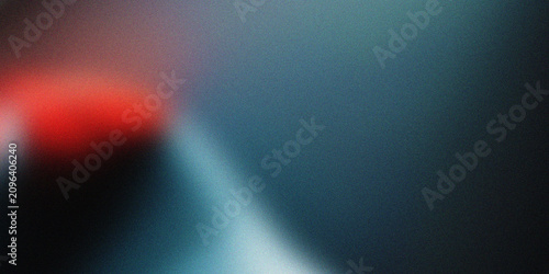 Abstract Dark Blue and Teal Gradient Background with Soft Red Glow, Moody Blurred Light, Atmospheric Texture and Modern Minimal Design for Creative Projects