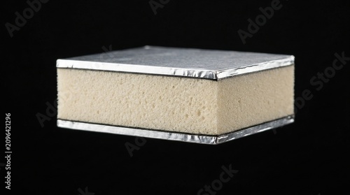 Close up view of a sandwich panel with foam core and metallic skin layers Career Skills