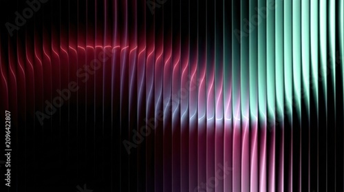 Abstract Colorful Rainbow Wave Background with Glowing Spectrum Lines, Digital Equalizer Pattern and Vibrant Gradient Motion Design Vector Illustration Wallpaper