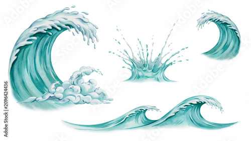 World ocean day celebration sea ocean wave background