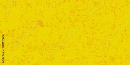 Tableau sur toile Grunge dots halftone yellow background with orange background with texture