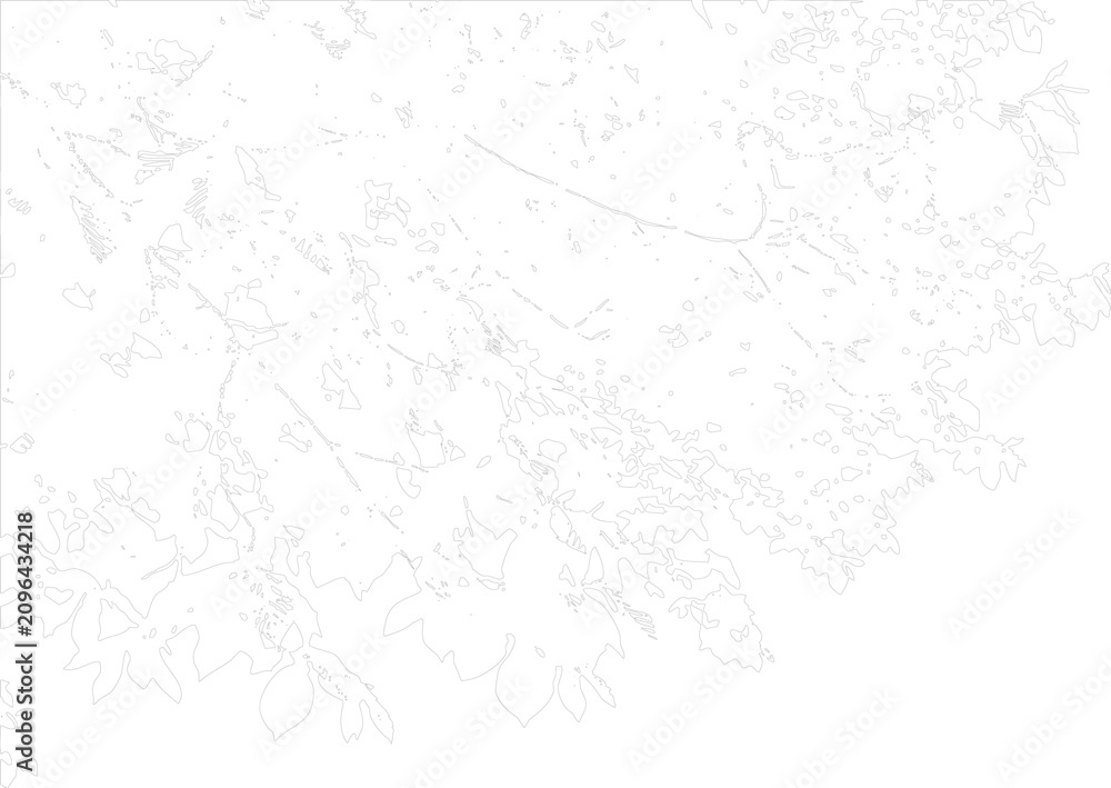 Fototapeta premium Nature inspired abstract pattern with delicate branching lines and small circles scattered on a transparent grid surface for creative projects.