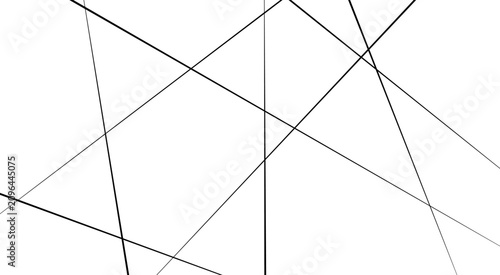 фотографія Random geometric line pattern on a transparent background
