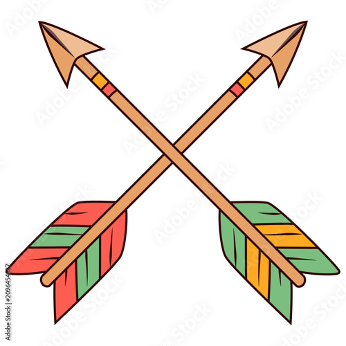 Mexican Traditional Festive Arrows Ornament
