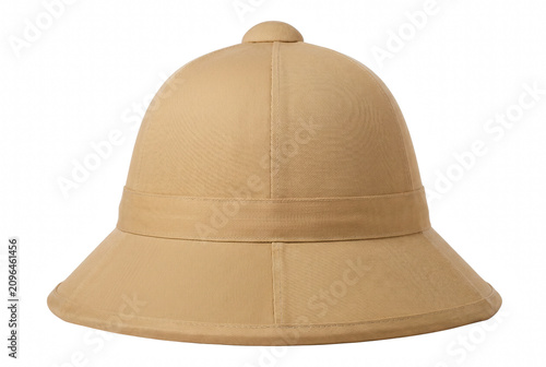 Canvastavla Vintage Khaki Pith Helmet for Exploration and Safari