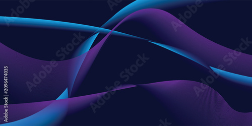 Canvastavla Abstract background design with diagonal blue and pink or purple line pattern