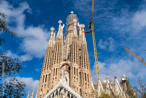Photography The sagrada familia in Barcelona, Spain