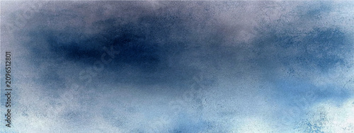 Canvastavla Abstract representation dramatic stormy sky, conveying turbulent atmosphere profound emotional intensity, with swirling dark clouds intense blue backdrop