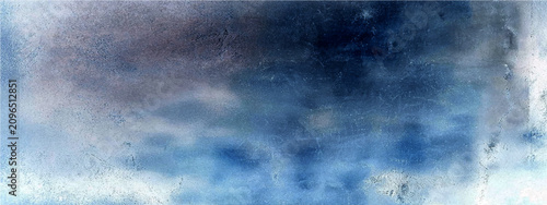 Obraz na płótnie Ethereal abstract textured background evokes celestial sky with wisps stormy cloud formations, deep ultramarine hue, subtle luminescence, hint of mystery