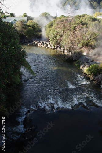 Waterfall at Geothermal Park