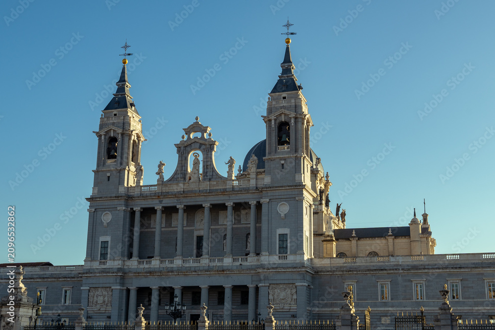 Fototapeta premium Madrid city view and architecture, Spain