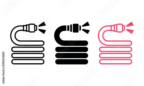 Foto Illustration of usb cable with eject arrows