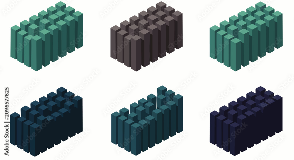 Obraz premium Vibrant Lego Blocks in Assorted Colors on Clean Background, Concept for Creative Construction, Toy Design and Educational Projects